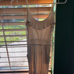 Lush Off White Dress with Pockets